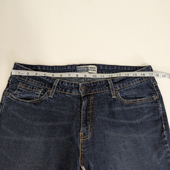 Levi's Strause and Co. Signature Modern Straight Denim Jeans Women's Size 16 S - Picture 5 of 9